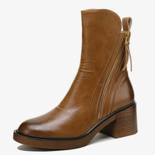 Rochelle | Leather Ankle Boots