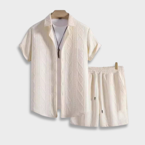 Noah | Jacquard Shirt & Shorts