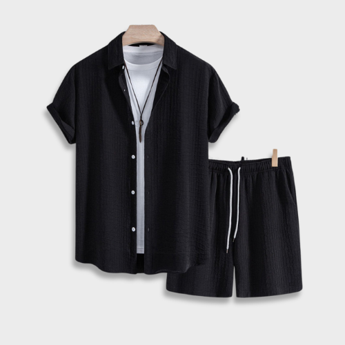 Brad | Jacquard Shirt & Shorts