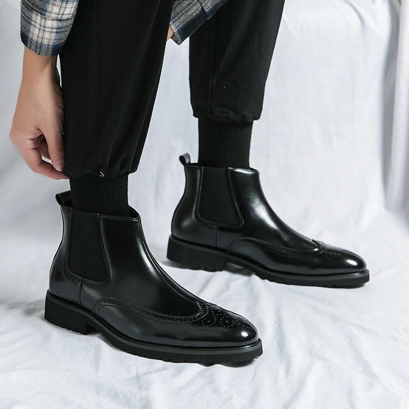 Grosso | Leather Chelsea Boots