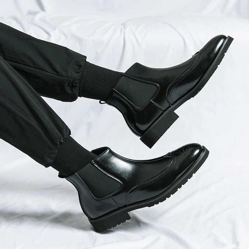 Grosso | Leather Chelsea Boots