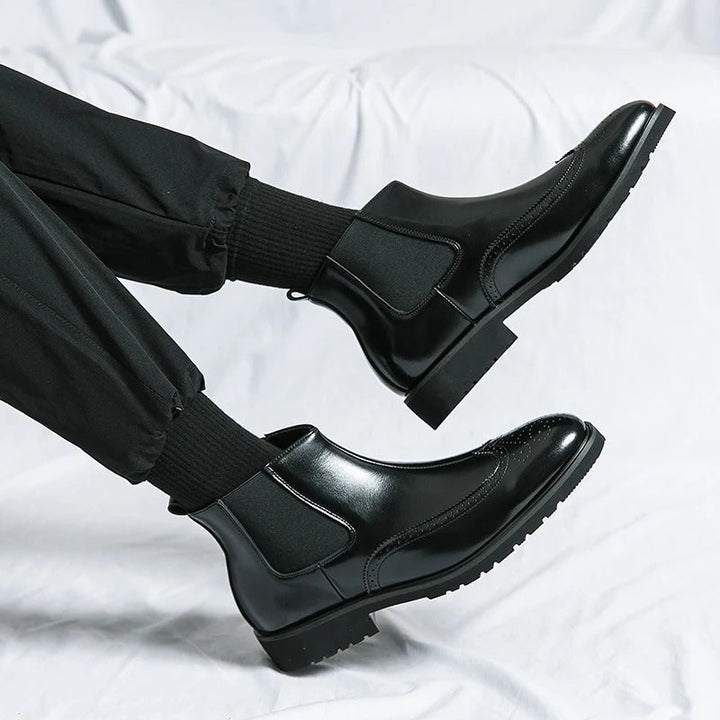 Grosso | Leather Chelsea Boots