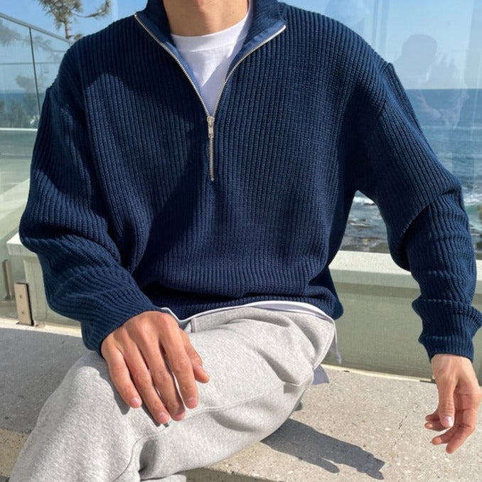 Arnie | Country Club Zip Sweater