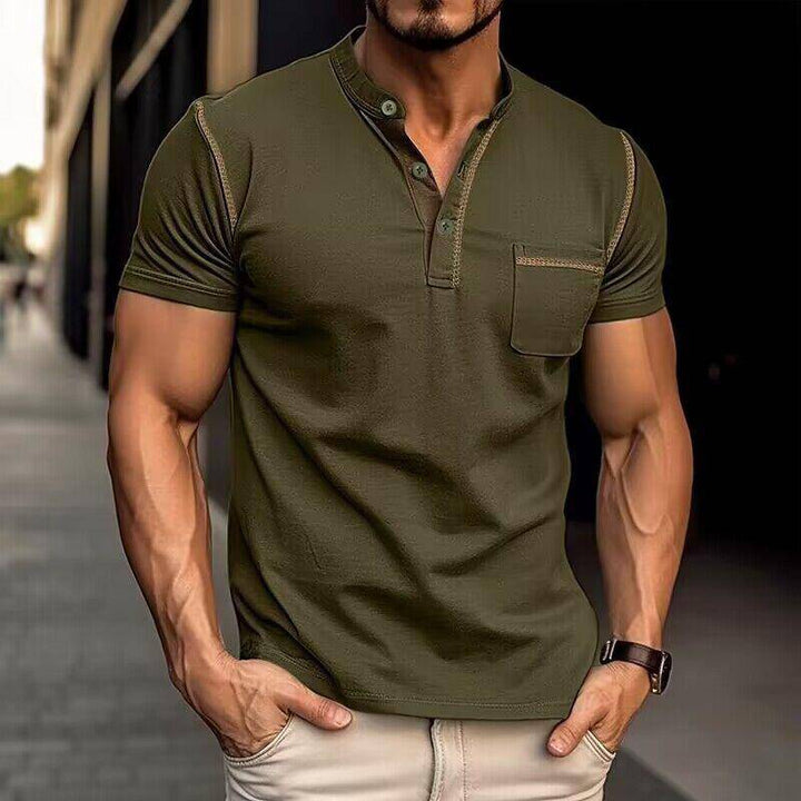 Vaughn | Elegant Henley Polo