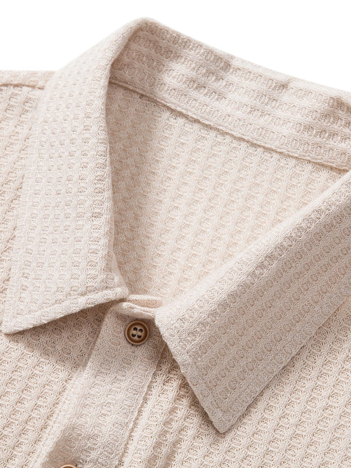 Feran | Knitted Waffle Polo