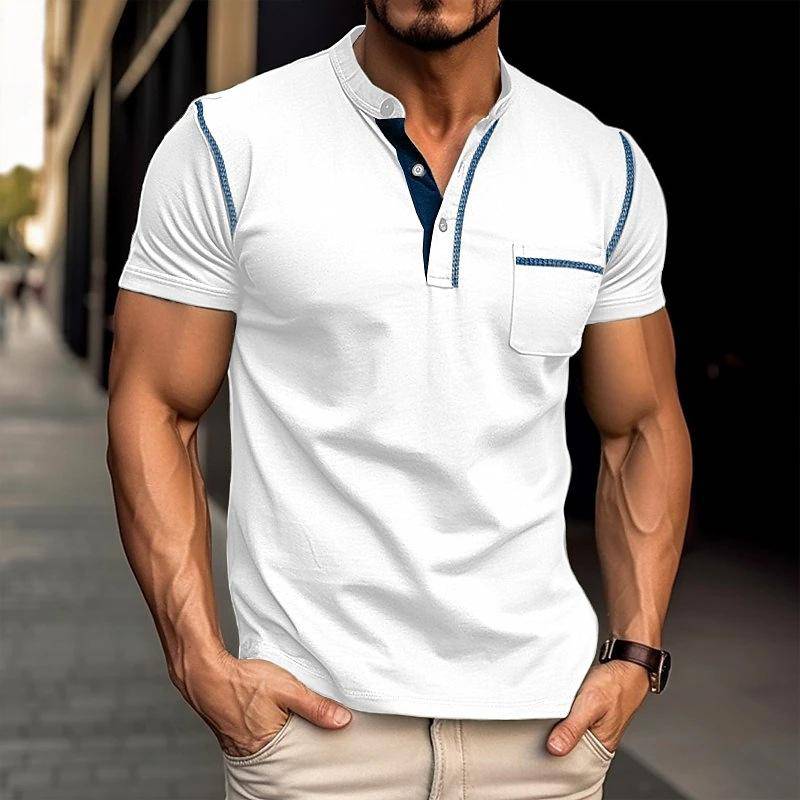 Vaughn | Elegant Henley Polo