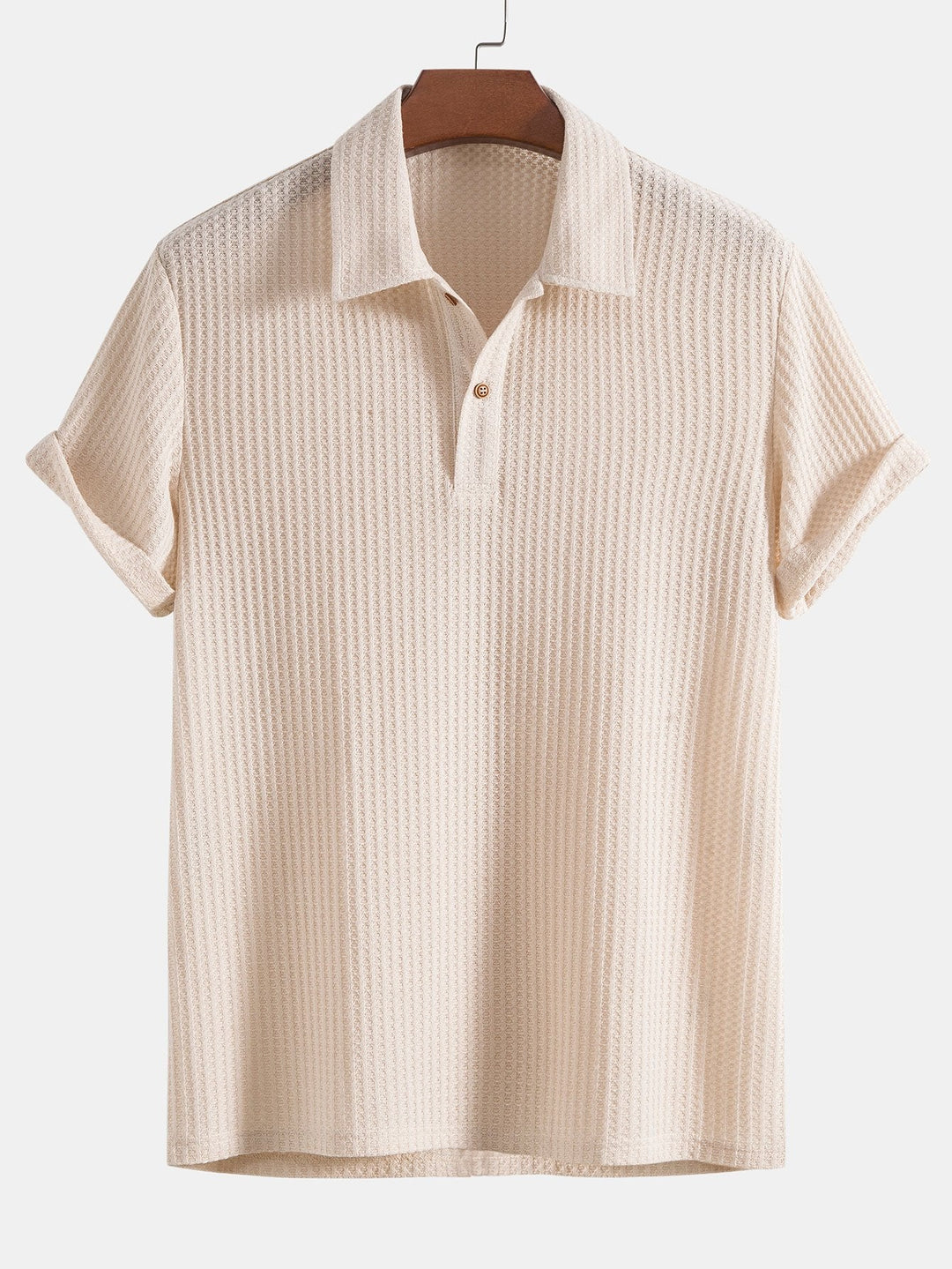 Feran | Knitted Waffle Polo