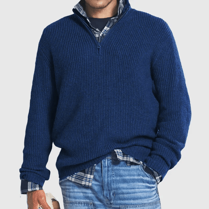 Bauer | Knitted Quarter-Zip Sweater