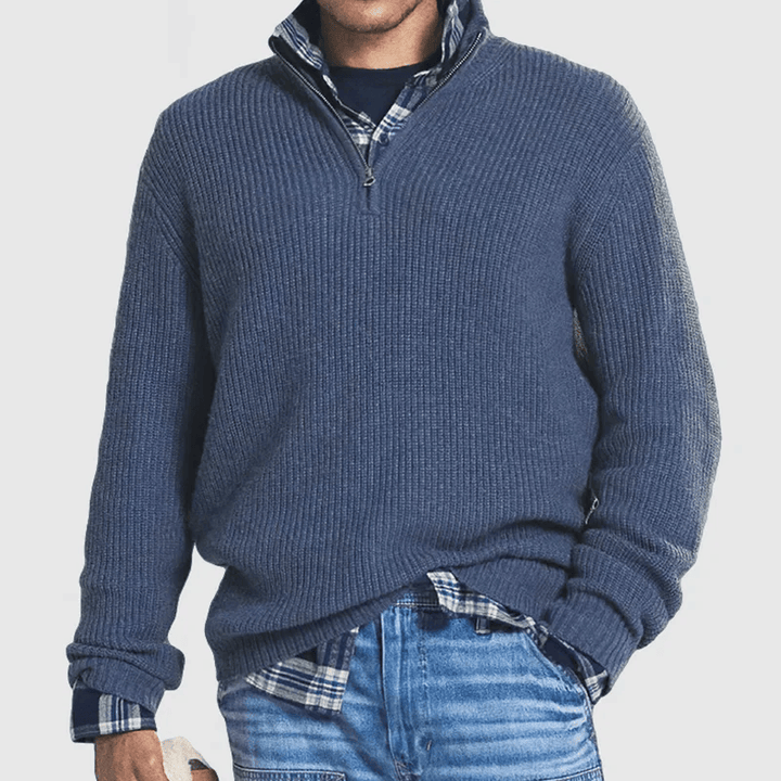 Bauer | Knitted Quarter-Zip Sweater