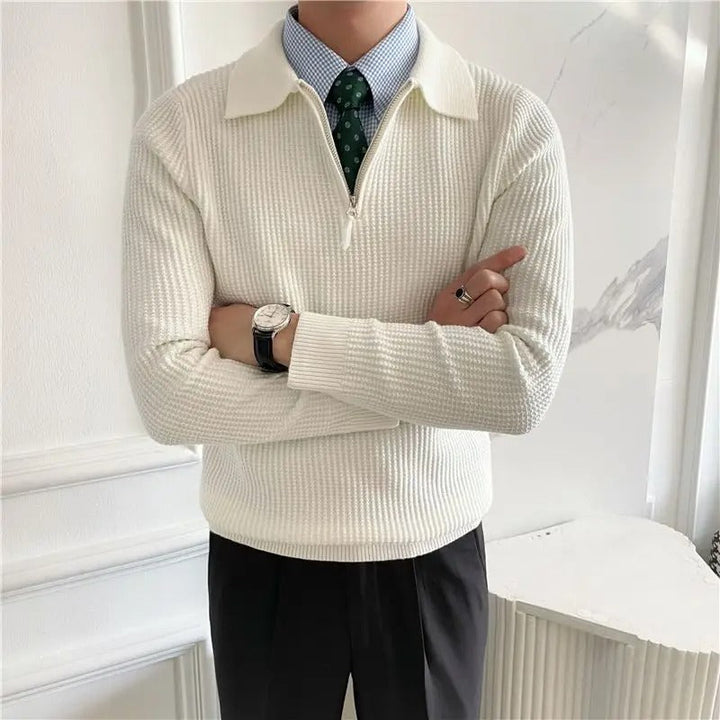 Wes | Classic Half-Zip Knit