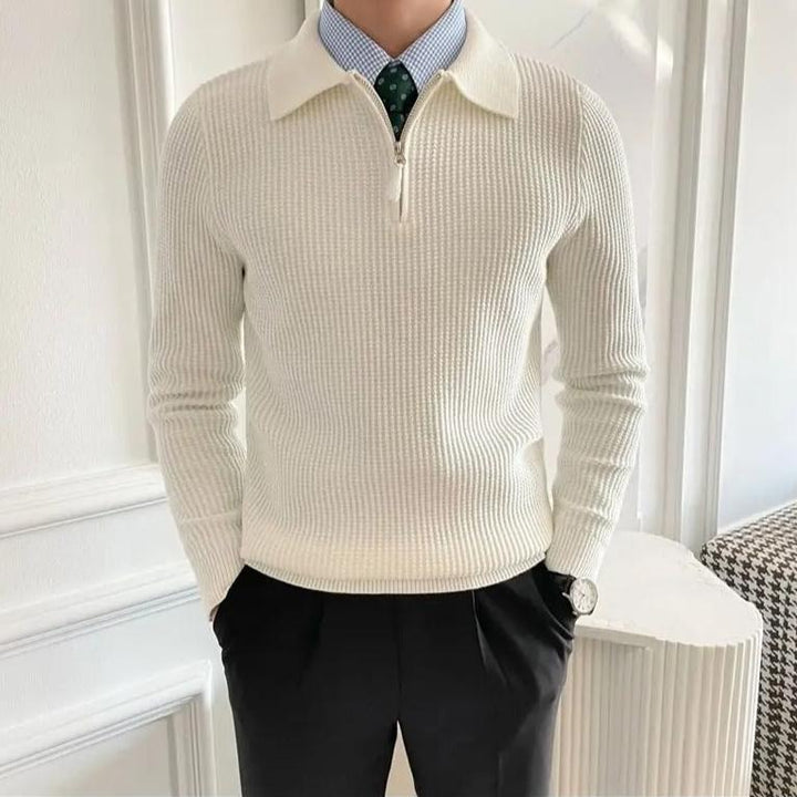 Wes | Classic Half-Zip Knit