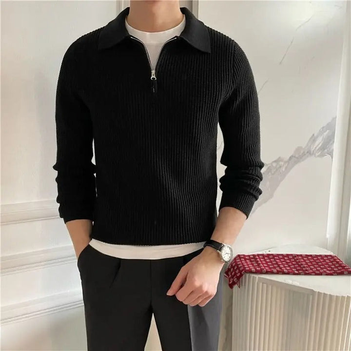 Wes | Classic Half-Zip Knit