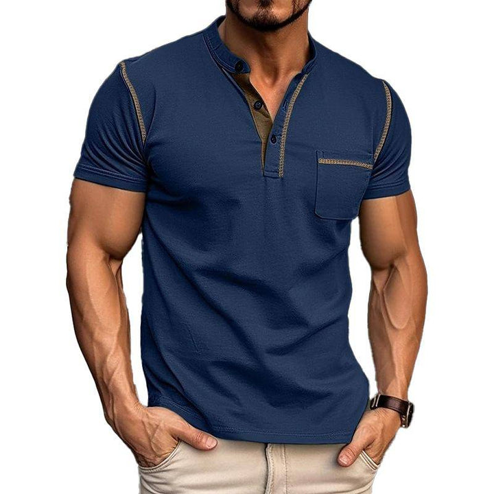 Vaughn | Elegant Henley Polo