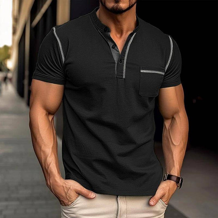 Vaughn | Elegant Henley Polo