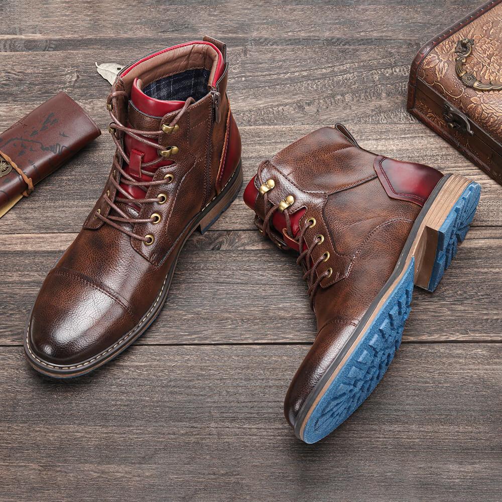 Clay | Leather Traction Sole Boots