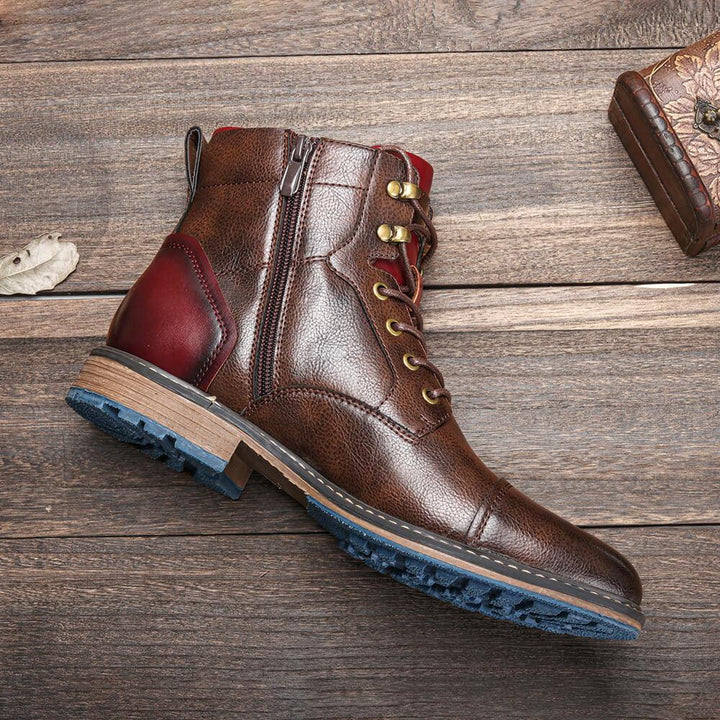 Clay | Leather Traction Sole Boots