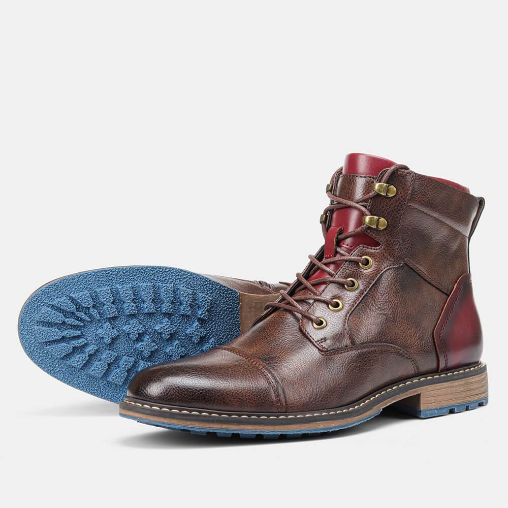 Clay | Leather Traction Sole Boots