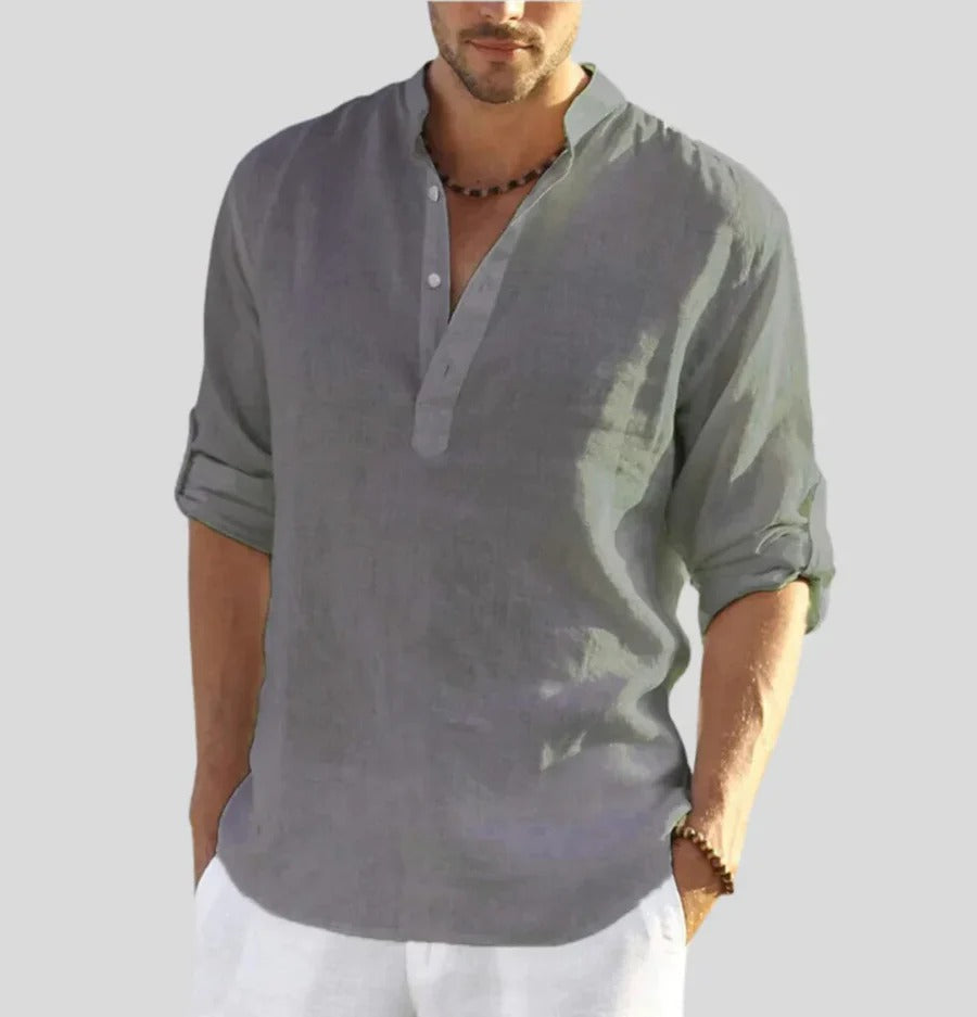 Ray | Classic Woven Linen Shirt