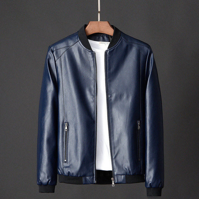Valeron | Leather Baseball Jacket