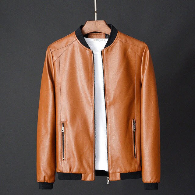 Valeron | Leather Baseball Jacket