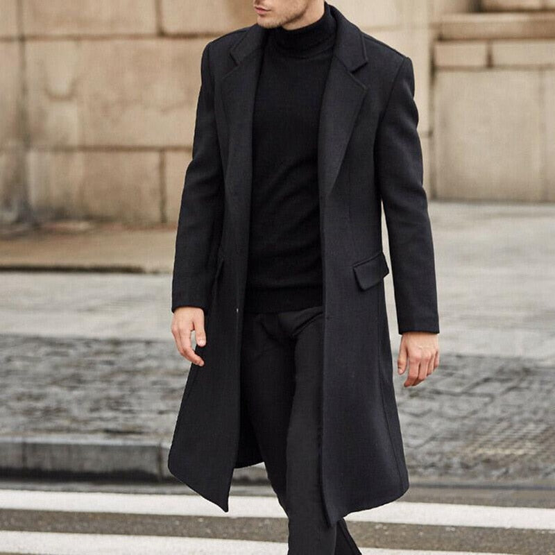 Vincenzi | Extra Long Wool Coat