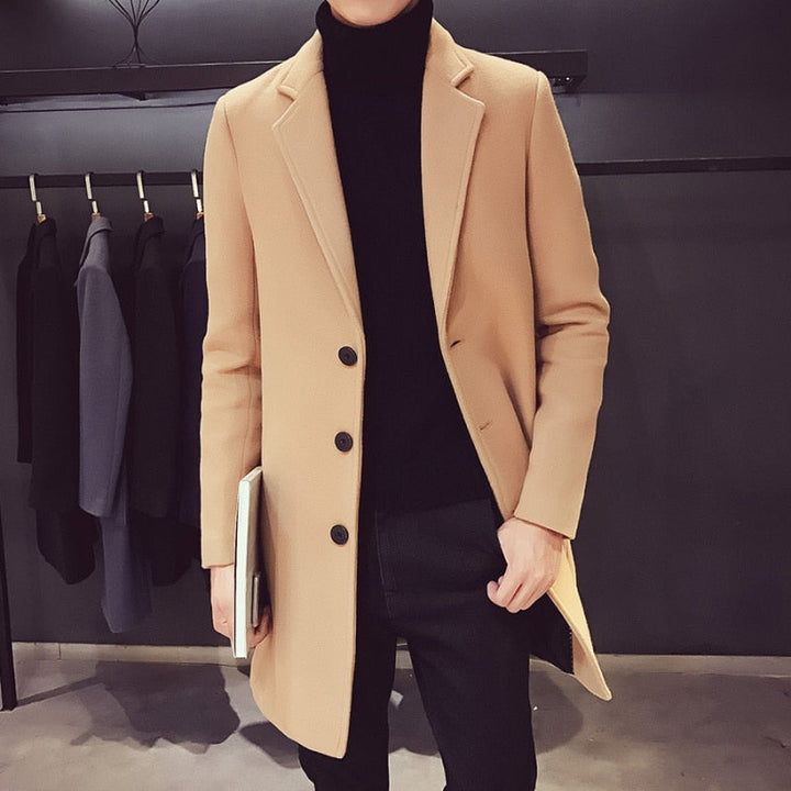 Luchi | Long 3-Button Coat