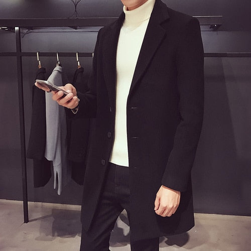 Luchi | Long 3-Button Coat