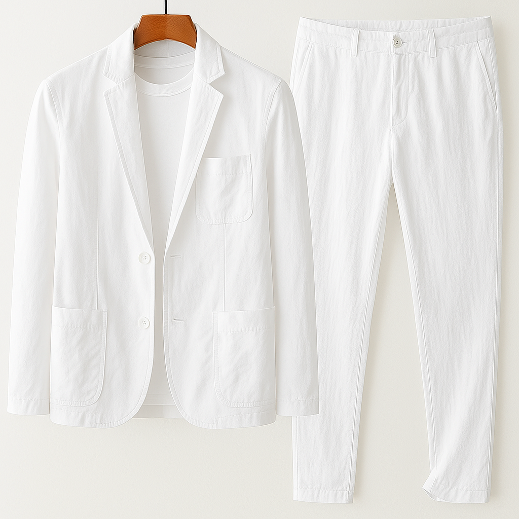 Marlow | Linen-Blend Blazer Set