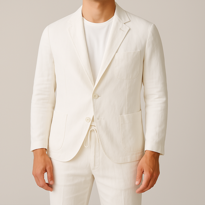 Marlow | Linen-Blend Blazer Set
