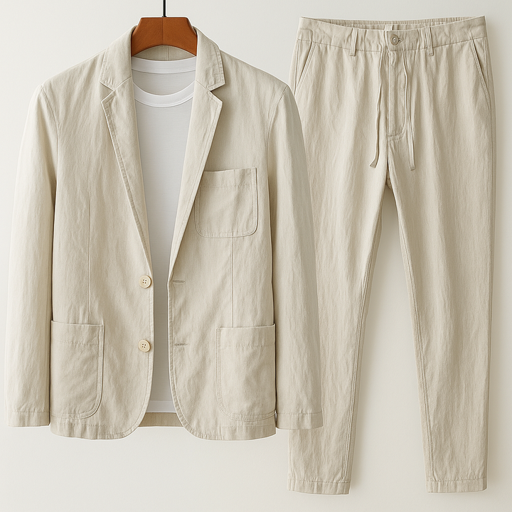 Marlow | Linen-Blend Blazer Set