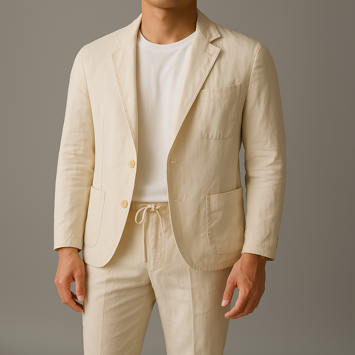 Marlow | Linen-Blend Blazer Set