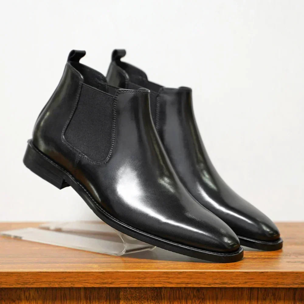 Pio | Italian Leather Chelsea Boots